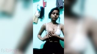 Teen college sexy beauty Hindi MMS