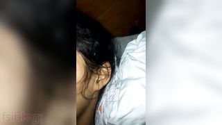 Pink cunt wife sex with her pervert spouse MMS