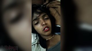 Sleeping Indian girlfriend stripped MMS movie