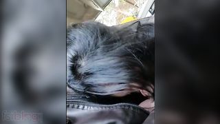 Paki college beauty blowjob to her bf in car