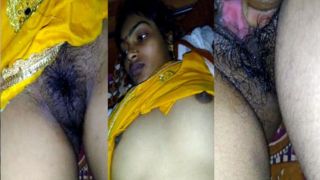 Shy Indian exposed hairy village pussy cutie