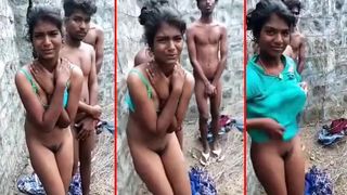Gangbang in village indian sex caught redhanded