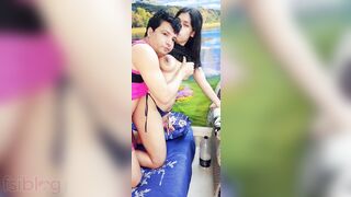 Lustful guy makes MMS video of him fucking his busty Desi sister