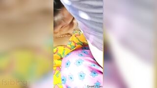 Outdoor video of Desi fellatrix surprising guy with XXX skills