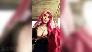 People have the honor to see young Desi wife's XXX treasures