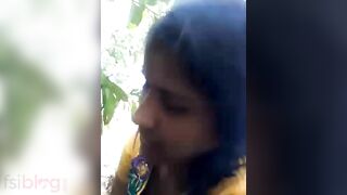 Outdoor XXX video of Desi village girl riding boyfriend's penis