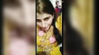 Cute Desi XXX girl have a call sex chat with her boyfriend