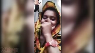 Young Indian XXX babe shows her tight pussy on video call