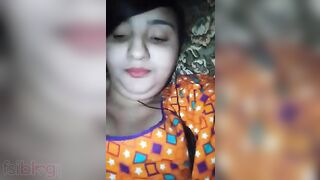 Cheating Desi XXX wife has virtual sex with MMS client vis video link