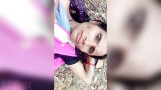 Guy spends good time fucking XXX horny Desi MILF in outdoor MMS porn