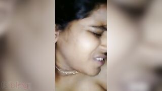 Guy nails Desi wife's hairy pussy and cums in first-person XXX porn
