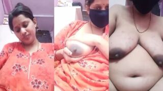 Shy Hindustani Bhabhi finds XXX courage to reveal melons for Desi fans
