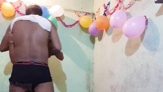 XXX sex of Bengali man and Desi girlfriend at her birthday party