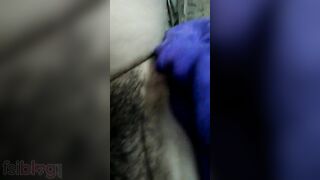 Sexy Desi housewife gets her hairy XXX pussy fucked hard MMS
