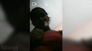 Cute Desi college girl shows her teen boobs on video call XXX
