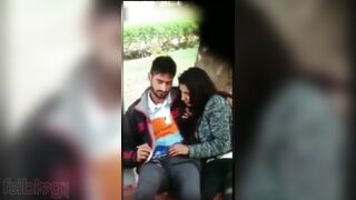 Tamil girl giving blowjob outdoor In park and caught on cam. Desi MMs