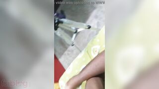 Husband impales Desi wife's XXX vagina with his boner in doggy style