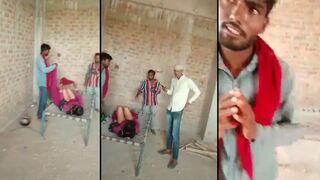 Devar Bhabhi caught village lovers while fucking in barn, scandal XXX mms