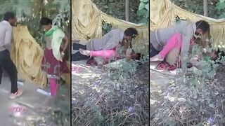 Sexy indian babe caught outdoor cheating in amateur action, Desi mms sex