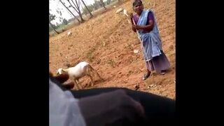 Mad young indian guy dick flash village granny outdoor, new Desi viral mms
