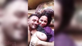 Desi hawt couple selfie romance and foreplay session