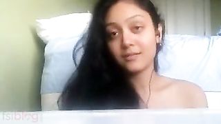 NRI gf love muffins show Skype video call got oozed out