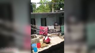Voyeur sex video neighbour bhabhi washing pussy outdoors