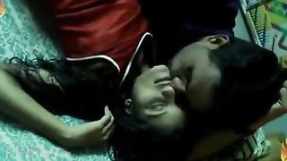 HD sex episode of a college girl enjoying home sex for the 1st time