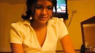 Indian porn clip of an office angel having enjoyment with her colleague