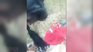 Hardcore outdoor desi mms of cheating wife with ex