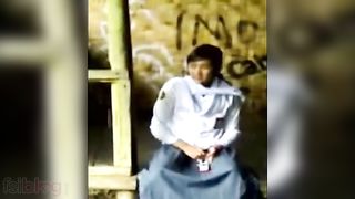Real sex video of desi college legal age teenager hotty with bf