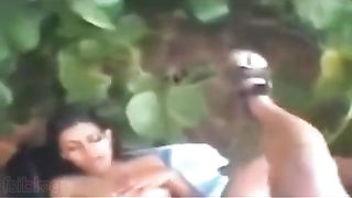 Outdoor Bengali sex episode of hawt Mallu bhabhi