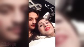 Indian husband exposes his sexy wifes biggest boobs