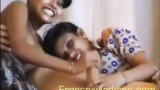Indian porn blog presents two call beauties with 1 client